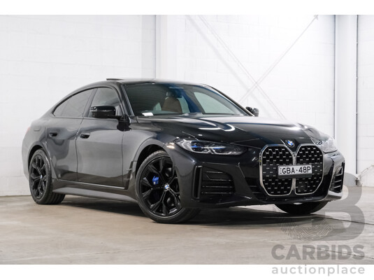 07/2022 BMW 430i M Sport Gran Coupe (RWD) G26 4d Coupe Black Sapphire Metallic Turbo 2.0L