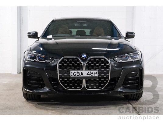 1663082 · 07/2022 BMW 430i M Sport Gran Coupe (RWD) G26 4d Coupe Black Sapphire Metallic Turbo 2.0L