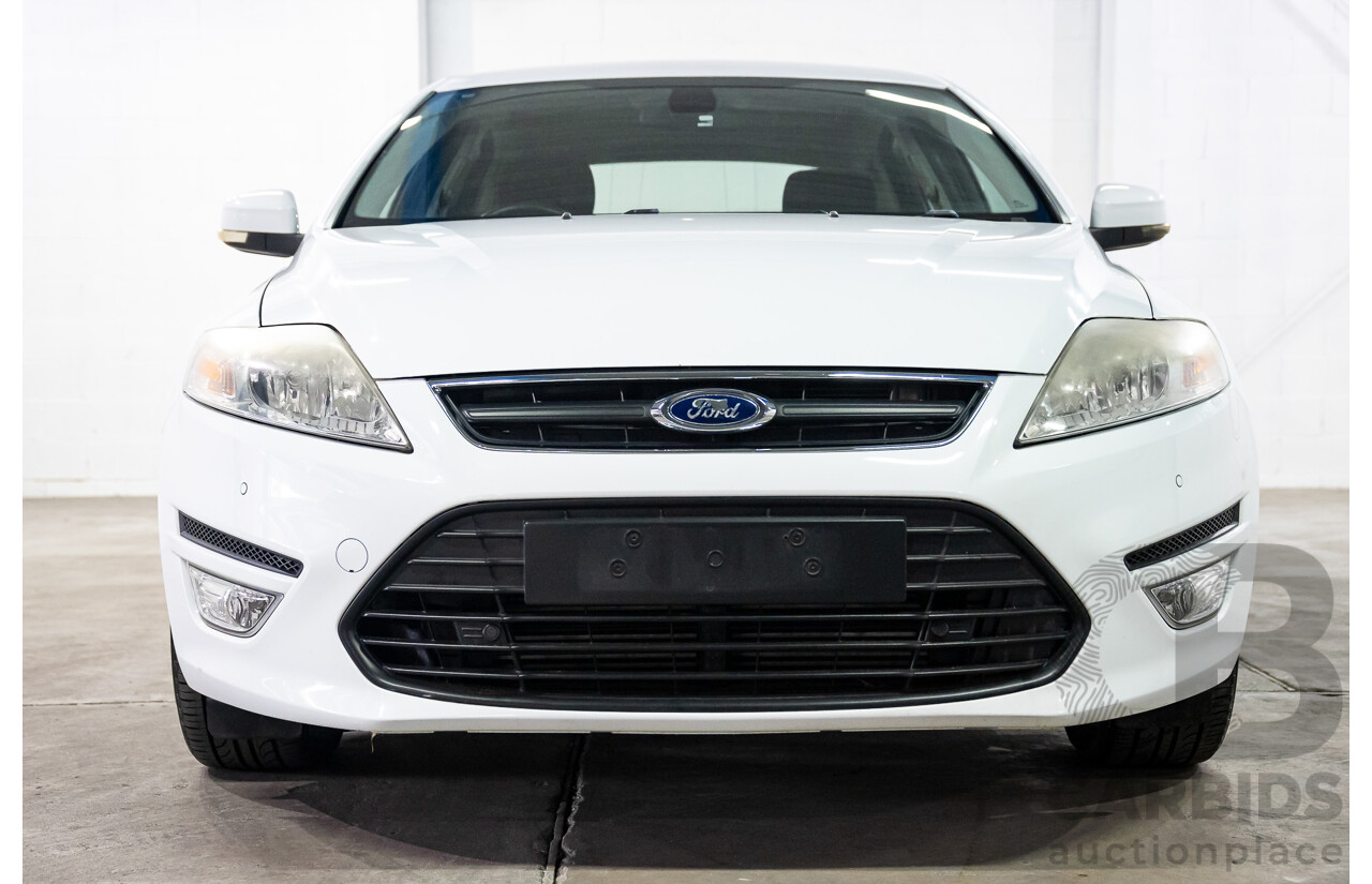 5/2014 Ford Mondeo Zetec MC 5d Hatchback White 2.0L