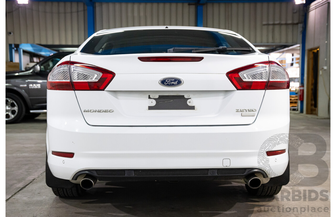 5/2014 Ford Mondeo Zetec MC 5d Hatchback White 2.0L