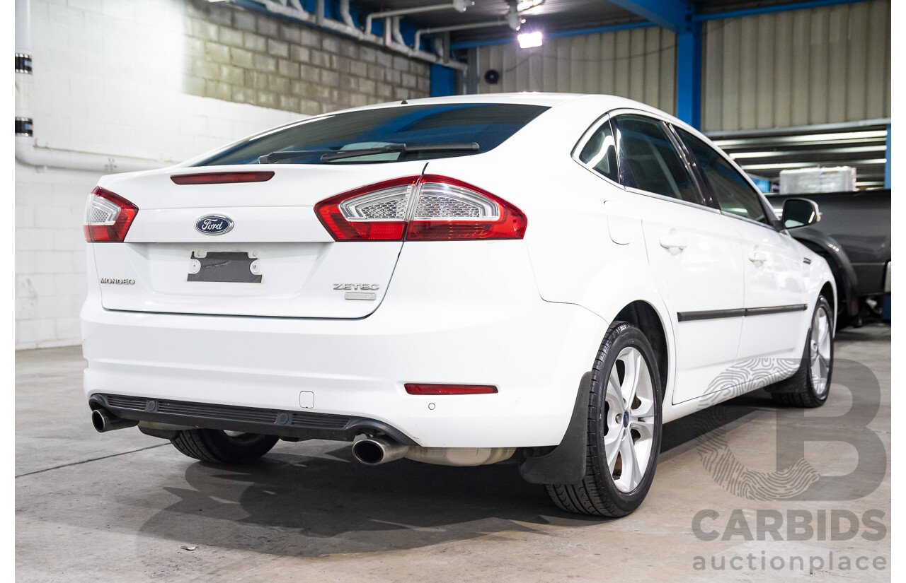 5/2014 Ford Mondeo Zetec MC 5d Hatchback White 2.0L