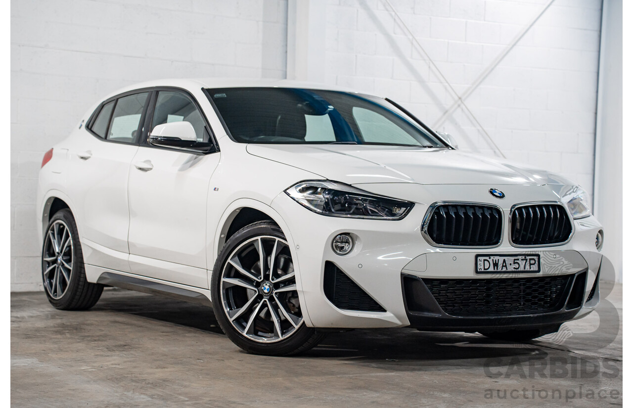 4/2018 BMW X2 sDrive20i M Sport F39 MY18 4d Wagon Alpine White Turbo 2.0L