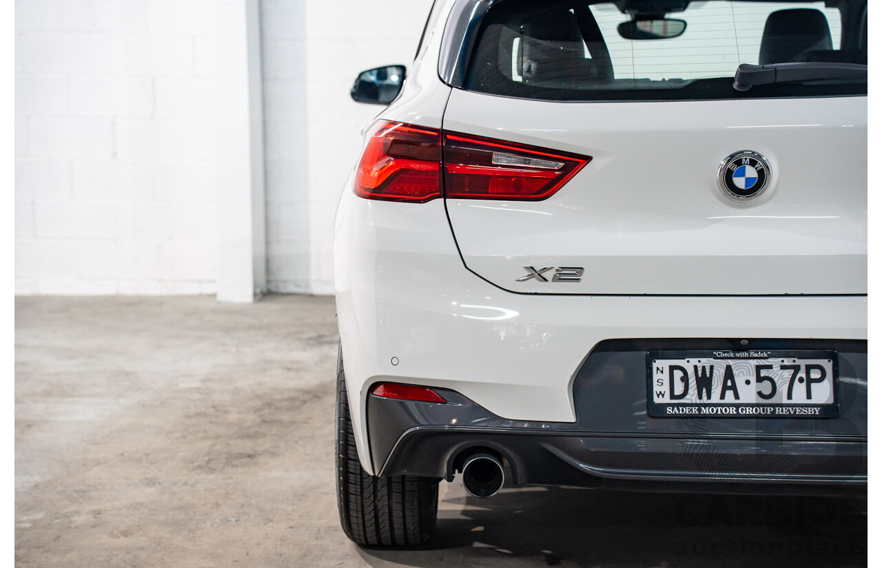 4/2018 BMW X2 sDrive20i M Sport F39 MY18 4d Wagon Alpine White Turbo 2.0L