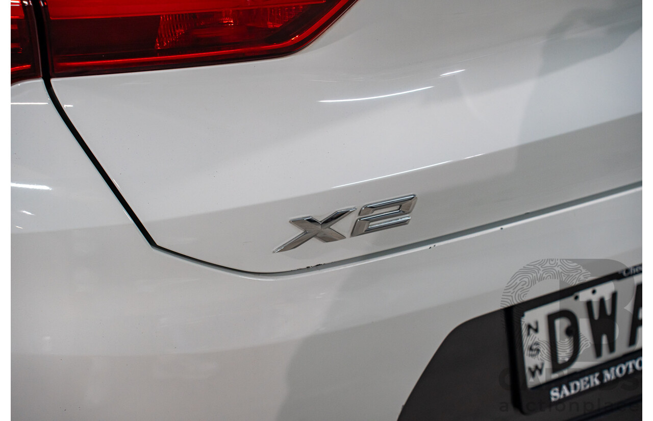 4/2018 BMW X2 sDrive20i M Sport F39 MY18 4d Wagon Alpine White Turbo 2.0L