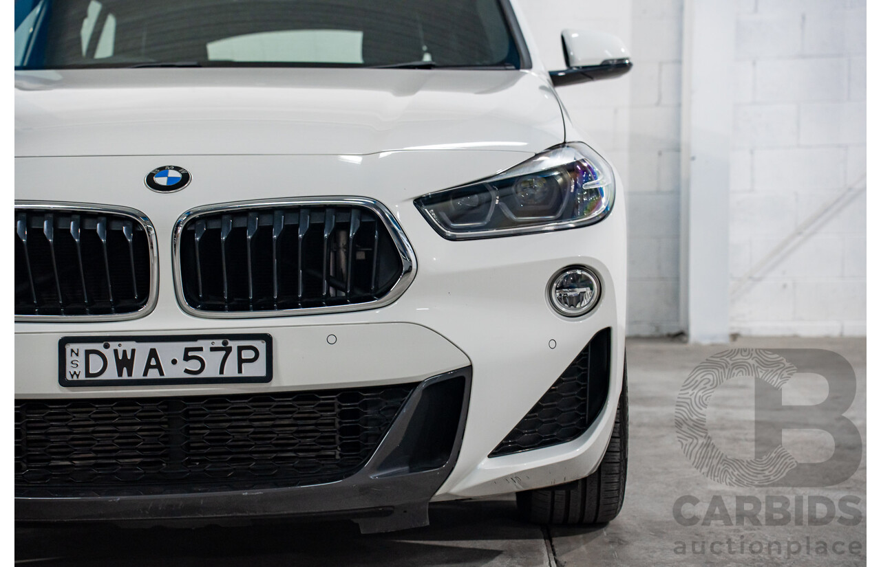 4/2018 BMW X2 sDrive20i M Sport F39 MY18 4d Wagon Alpine White Turbo 2.0L