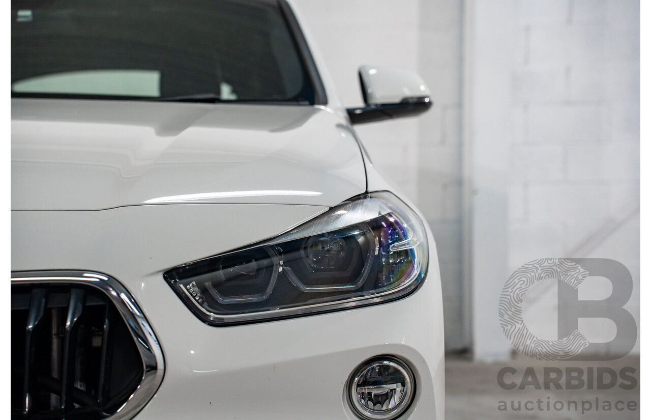 4/2018 BMW X2 sDrive20i M Sport F39 MY18 4d Wagon Alpine White Turbo 2.0L