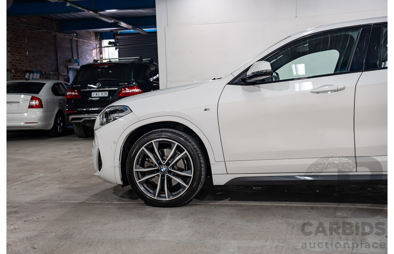 4/2018 BMW X2 sDrive20i M Sport F39 MY18 4d Wagon Alpine White Turbo 2.0L