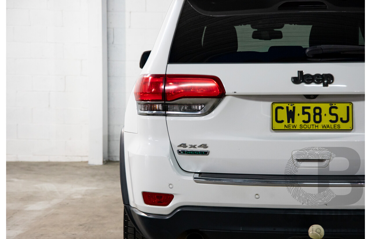 5/2014 Jeep Grand Cherokee Limited (4x4) WK MY14 4d Wagon White Diesel Turbo 3.0L
