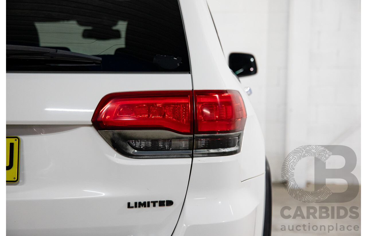 5/2014 Jeep Grand Cherokee Limited (4x4) WK MY14 4d Wagon White Diesel Turbo 3.0L