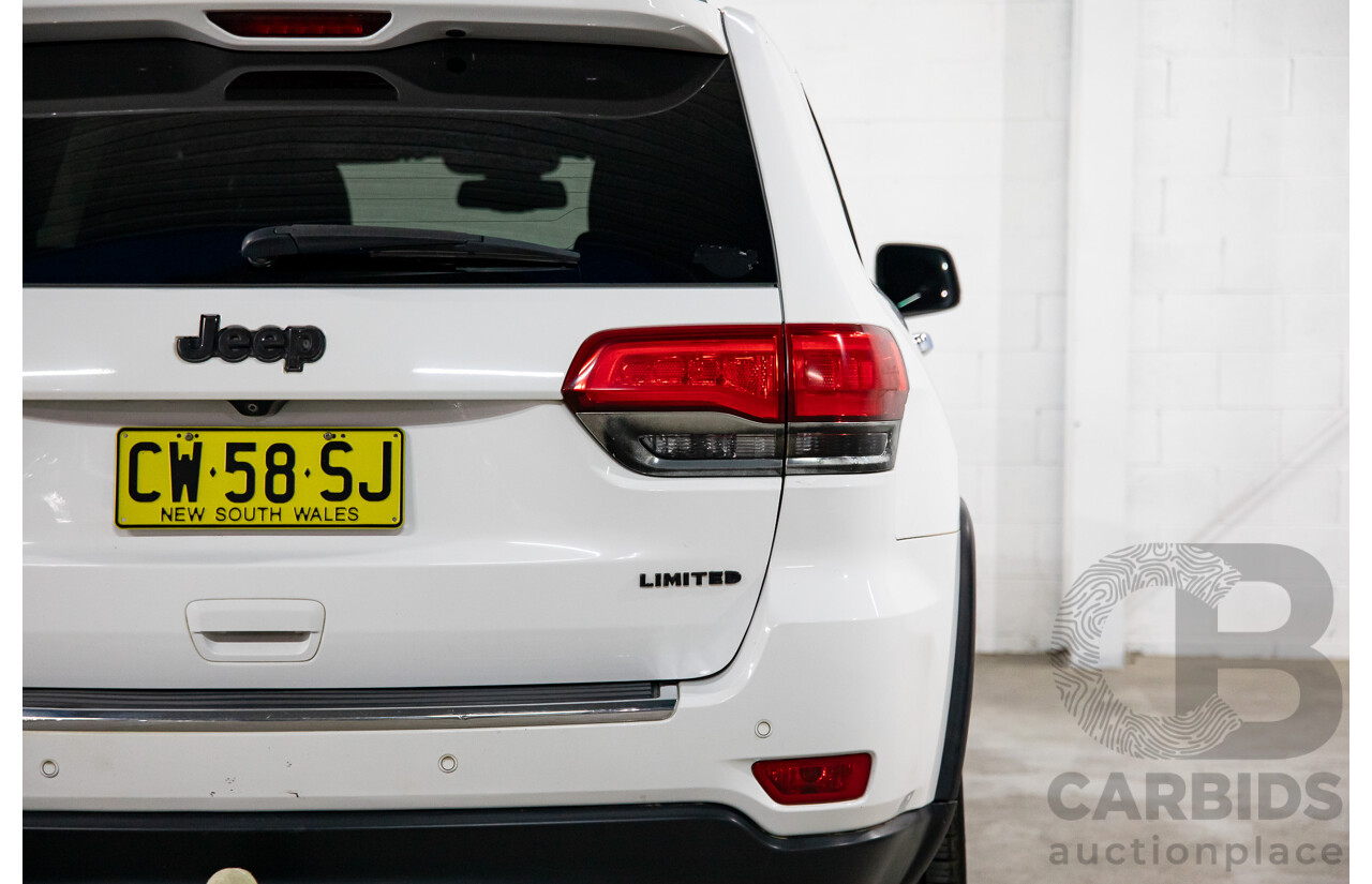 5/2014 Jeep Grand Cherokee Limited (4x4) WK MY14 4d Wagon White Diesel Turbo 3.0L
