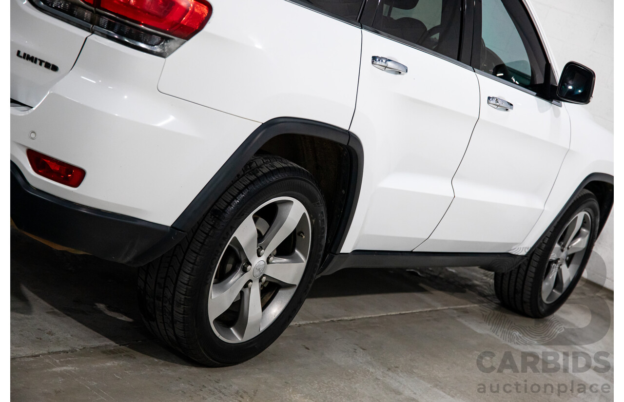 5/2014 Jeep Grand Cherokee Limited (4x4) WK MY14 4d Wagon White Diesel Turbo 3.0L