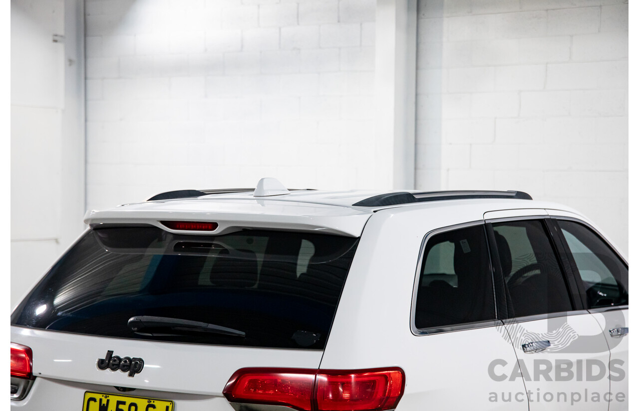 5/2014 Jeep Grand Cherokee Limited (4x4) WK MY14 4d Wagon White Diesel Turbo 3.0L