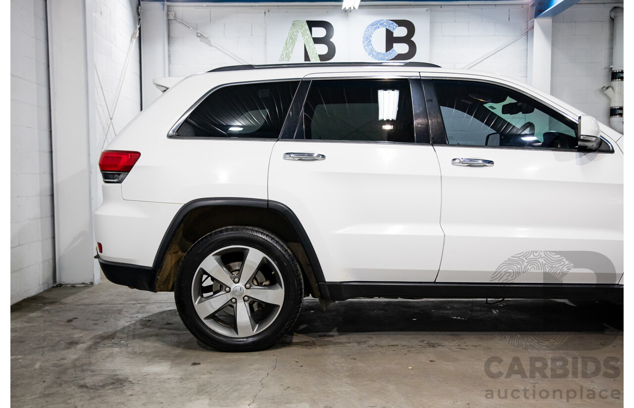 5/2014 Jeep Grand Cherokee Limited (4x4) WK MY14 4d Wagon White Diesel Turbo 3.0L