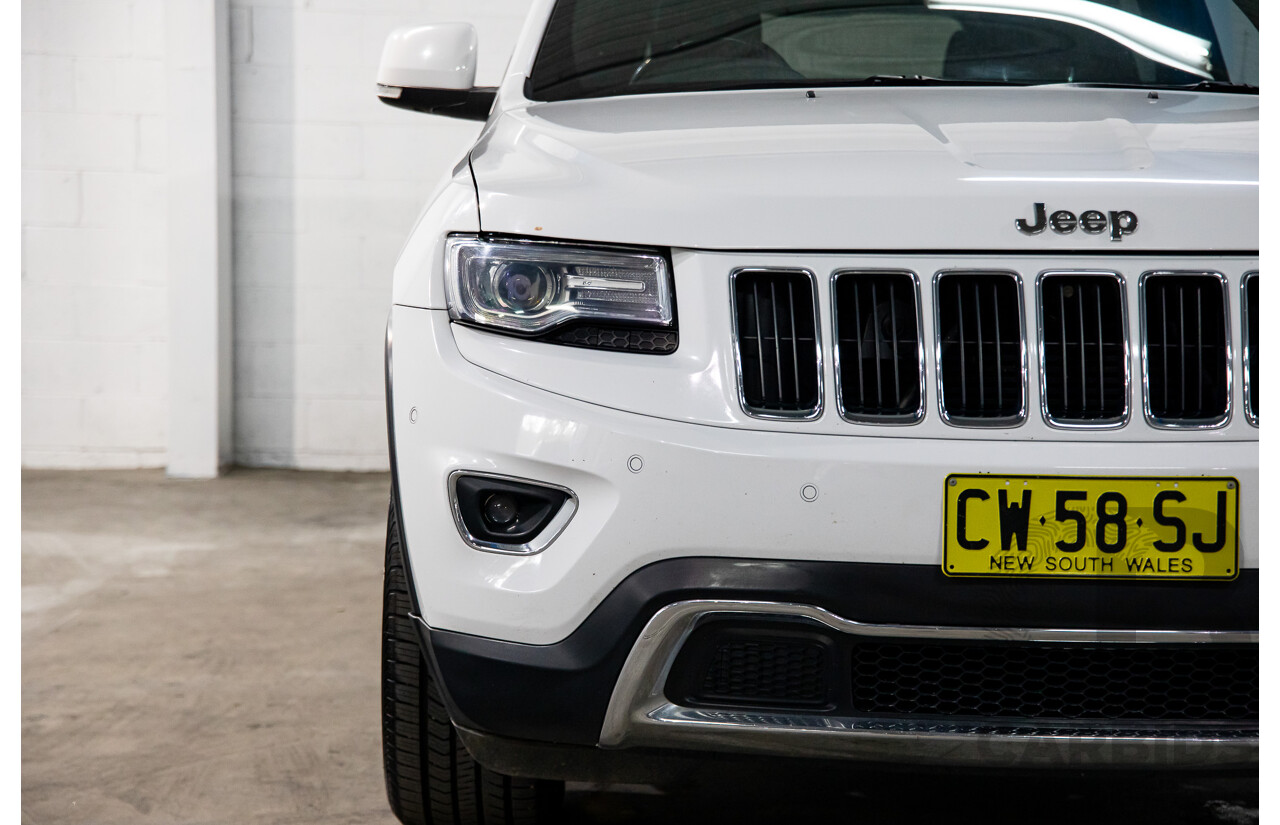 5/2014 Jeep Grand Cherokee Limited (4x4) WK MY14 4d Wagon White Diesel Turbo 3.0L