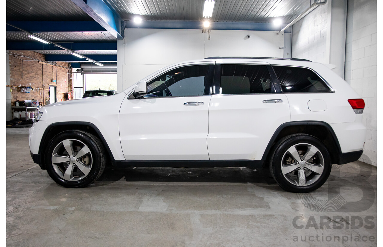 5/2014 Jeep Grand Cherokee Limited (4x4) WK MY14 4d Wagon White Diesel Turbo 3.0L