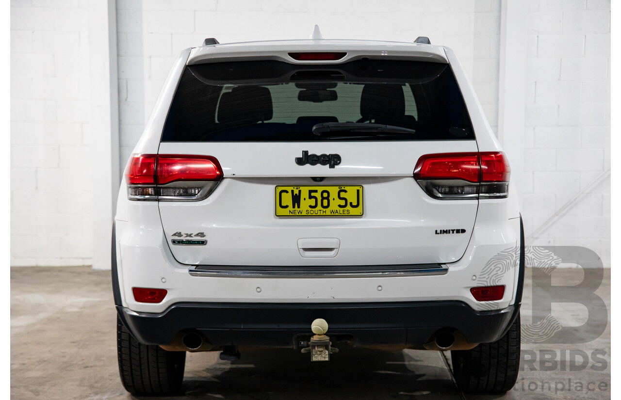 5/2014 Jeep Grand Cherokee Limited (4x4) WK MY14 4d Wagon White Diesel Turbo 3.0L
