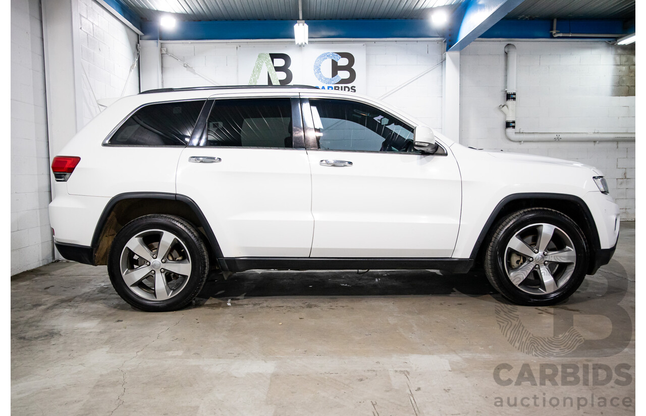 5/2014 Jeep Grand Cherokee Limited (4x4) WK MY14 4d Wagon White Diesel Turbo 3.0L