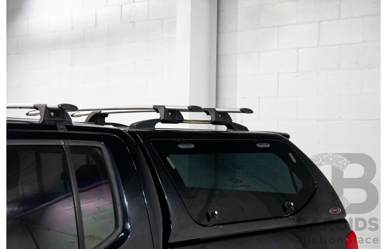 8/2010 Nissan Navara ST (4x4) D40 Dual Cab P/Up Black Turbo Diesel 2.5L
