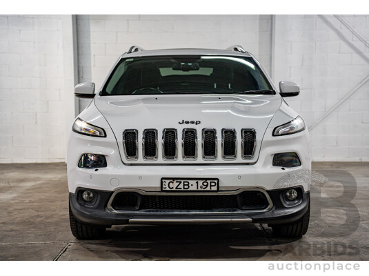 7/2015 Jeep Cherokee Limited (4x4) KL MY15 4d Wagon Bright White V6 3.2L