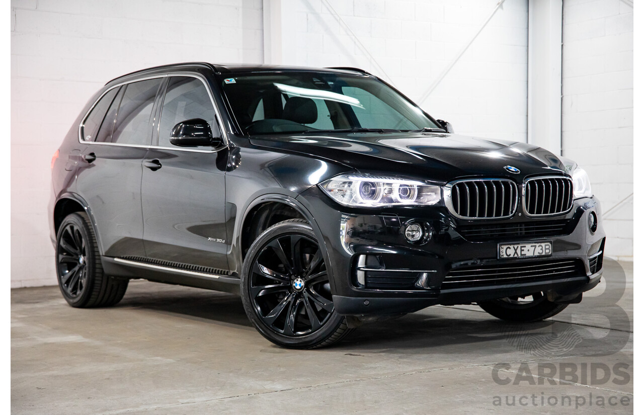 10/2014 BMW X5 Xdrive30d F15 MY15 4d Wagon Black Sapphire Metallic Turbo Diesel 3.0L