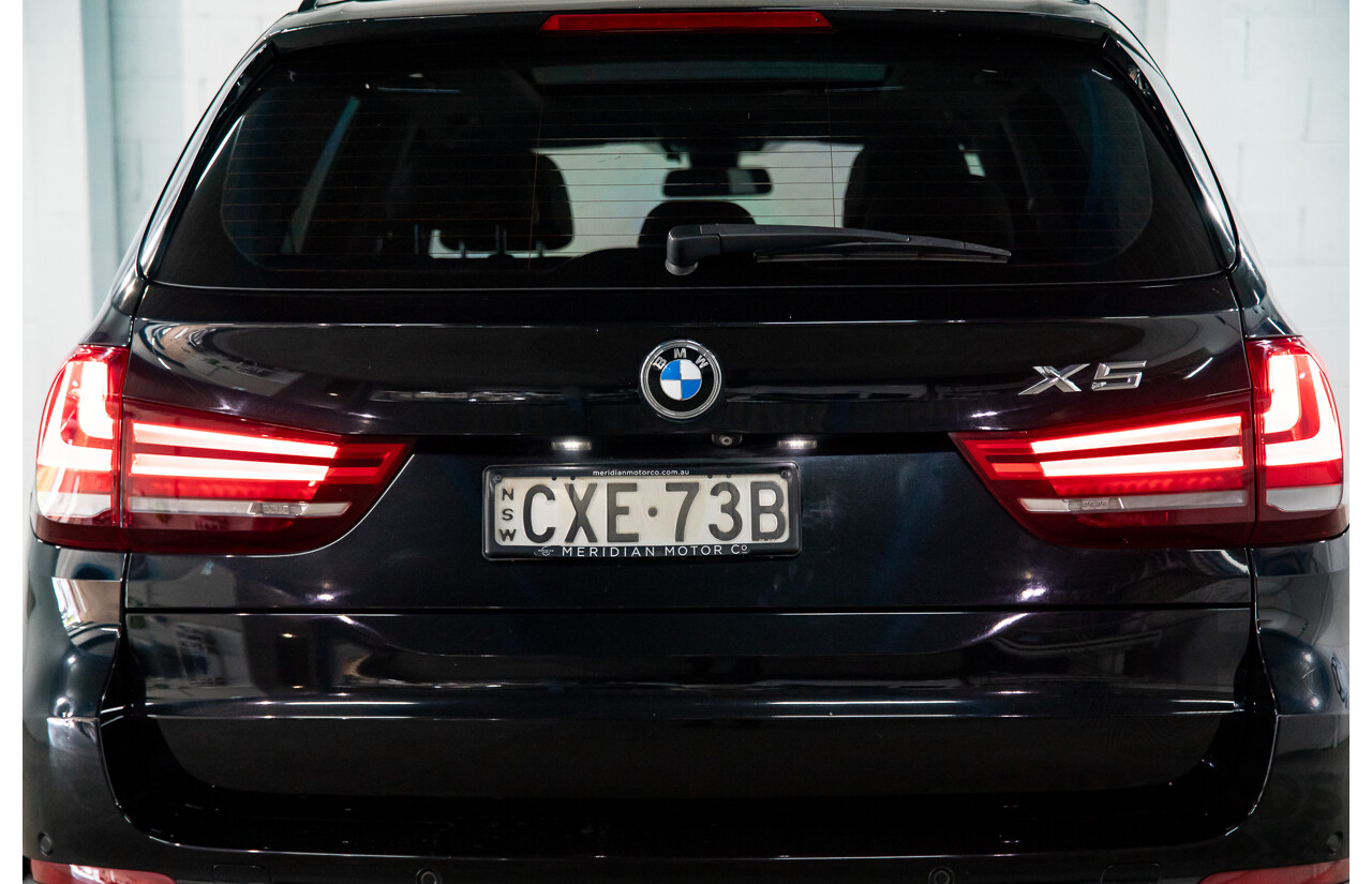 10/2014 BMW X5 Xdrive30d F15 MY15 4d Wagon Black Sapphire Metallic Turbo Diesel 3.0L