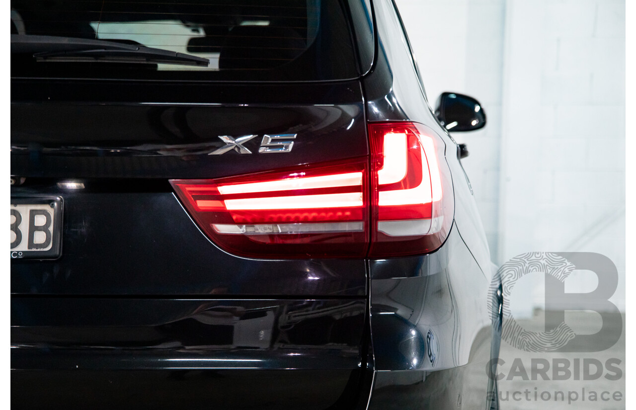 10/2014 BMW X5 Xdrive30d F15 MY15 4d Wagon Black Sapphire Metallic Turbo Diesel 3.0L
