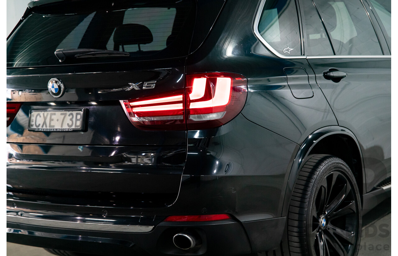 10/2014 BMW X5 Xdrive30d F15 MY15 4d Wagon Black Sapphire Metallic Turbo Diesel 3.0L