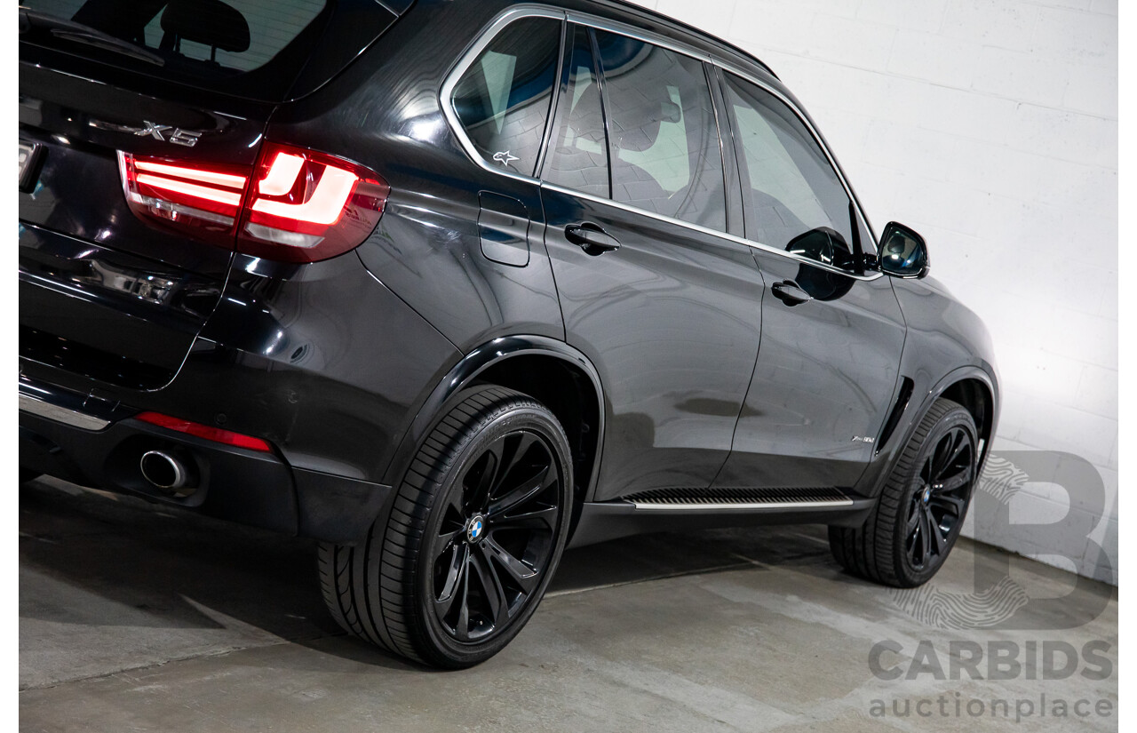 10/2014 BMW X5 Xdrive30d F15 MY15 4d Wagon Black Sapphire Metallic Turbo Diesel 3.0L