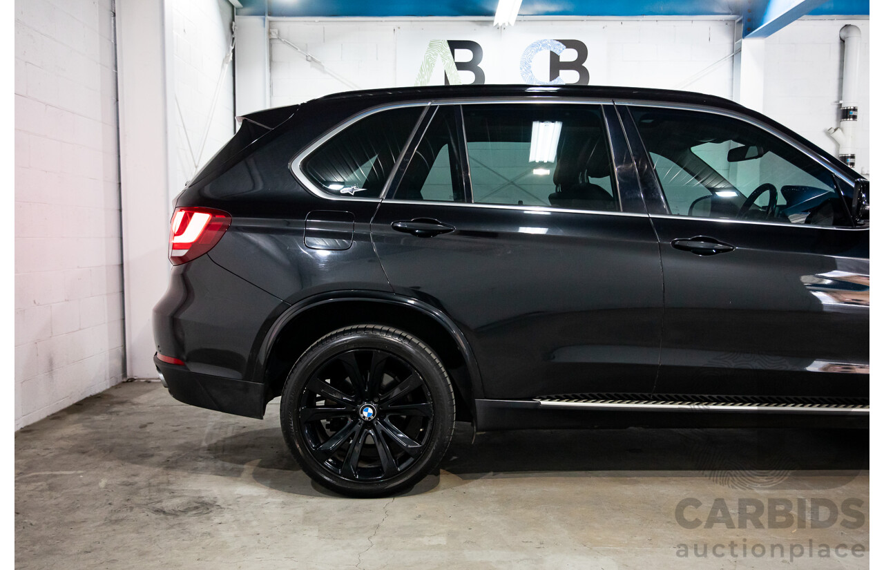 10/2014 BMW X5 Xdrive30d F15 MY15 4d Wagon Black Sapphire Metallic Turbo Diesel 3.0L
