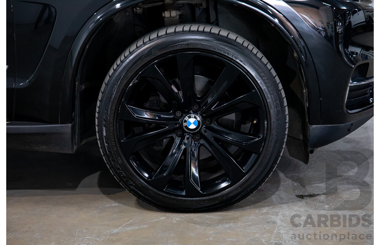 10/2014 BMW X5 Xdrive30d F15 MY15 4d Wagon Black Sapphire Metallic Turbo Diesel 3.0L