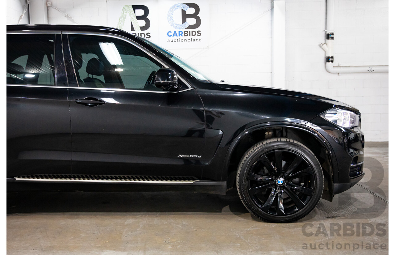 10/2014 BMW X5 Xdrive30d F15 MY15 4d Wagon Black Sapphire Metallic Turbo Diesel 3.0L
