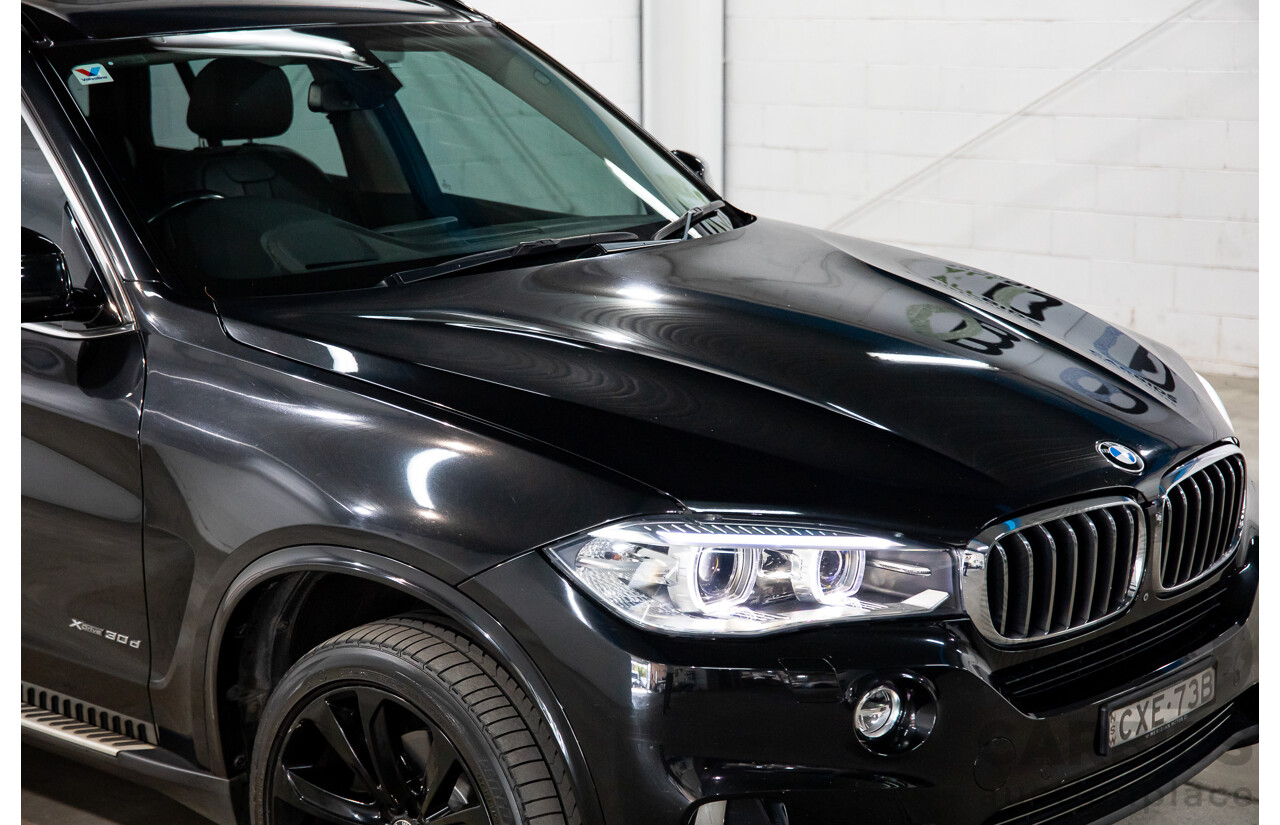 10/2014 BMW X5 Xdrive30d F15 MY15 4d Wagon Black Sapphire Metallic Turbo Diesel 3.0L