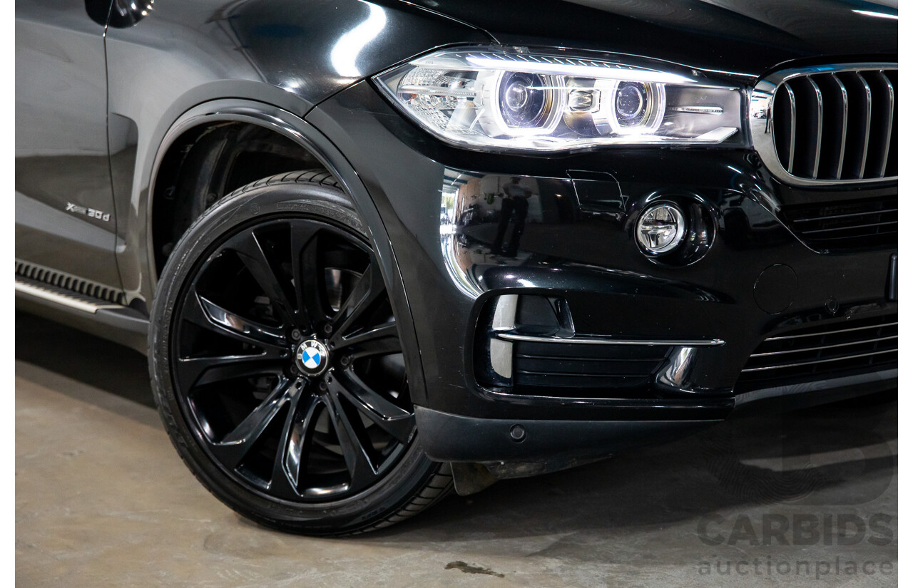 10/2014 BMW X5 Xdrive30d F15 MY15 4d Wagon Black Sapphire Metallic Turbo Diesel 3.0L