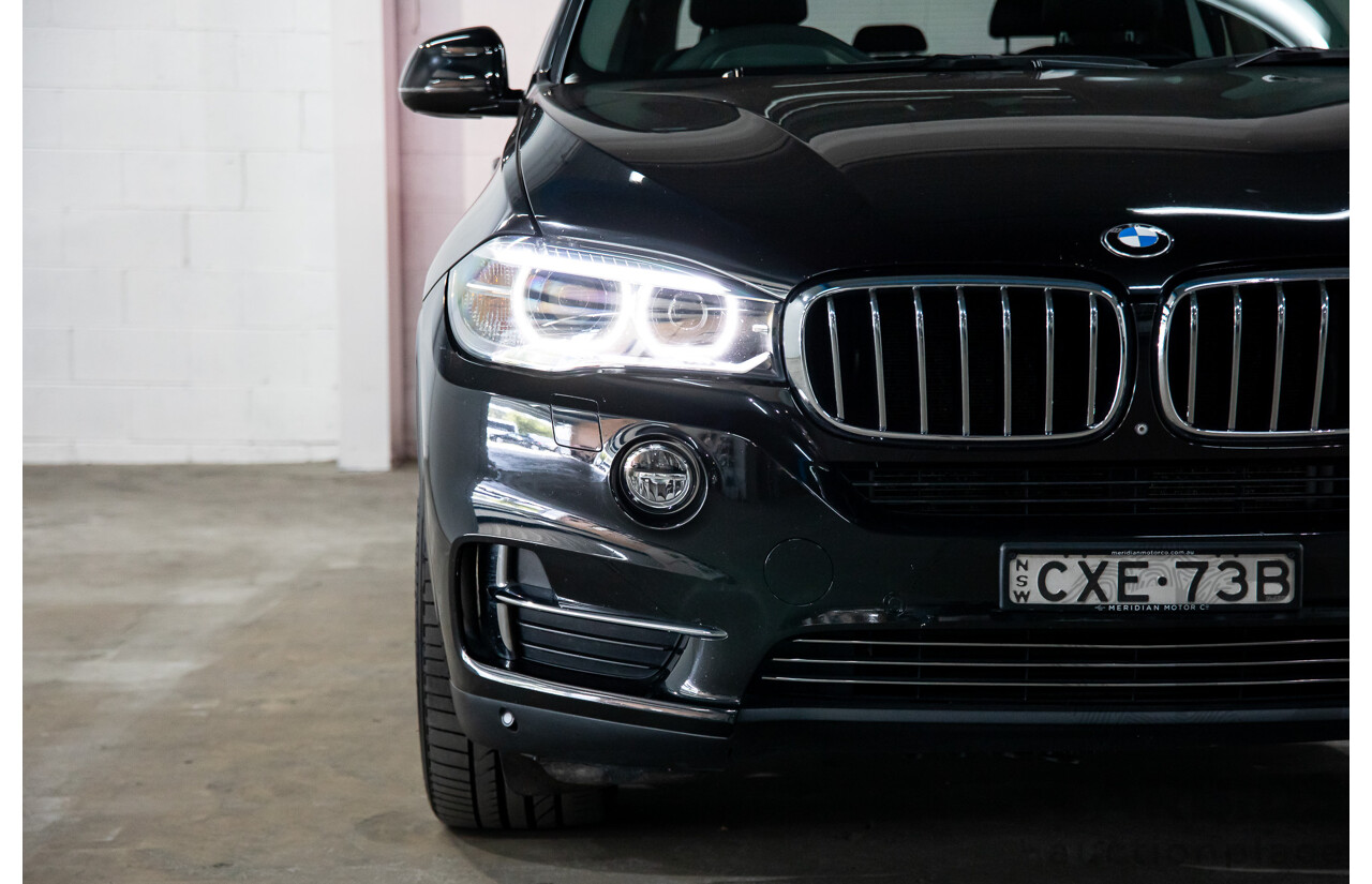 10/2014 BMW X5 Xdrive30d F15 MY15 4d Wagon Black Sapphire Metallic Turbo Diesel 3.0L