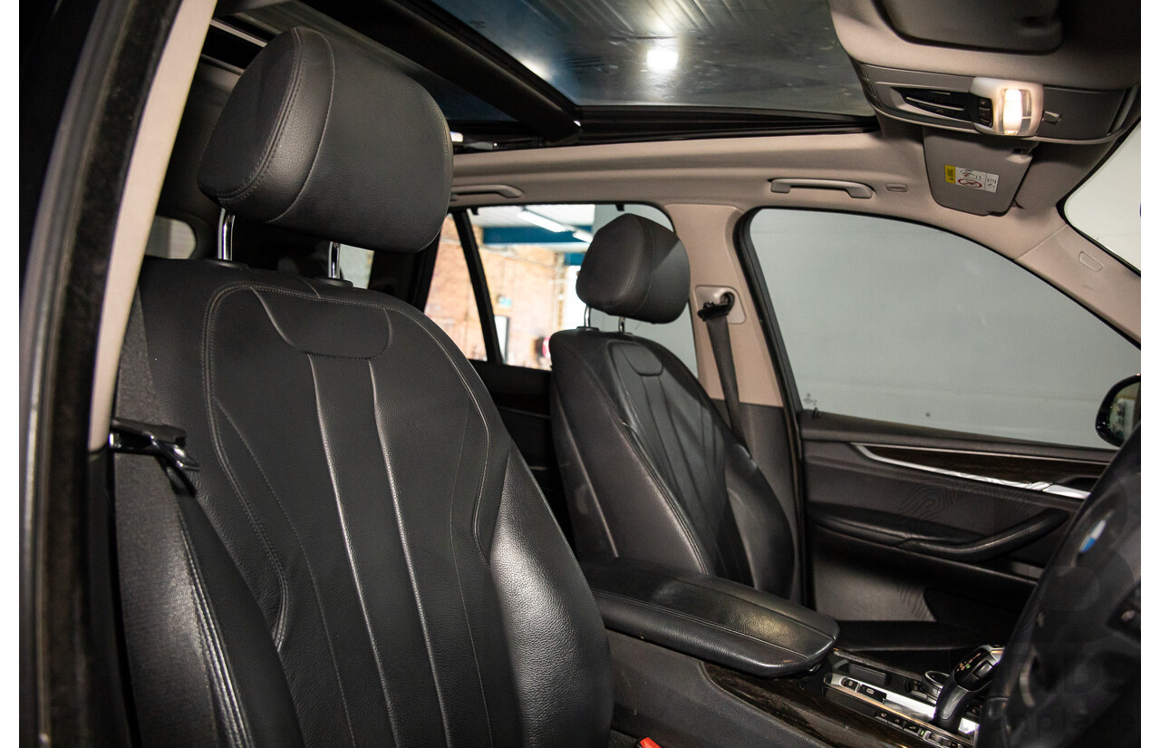 10/2014 BMW X5 Xdrive30d F15 MY15 4d Wagon Black Sapphire Metallic Turbo Diesel 3.0L