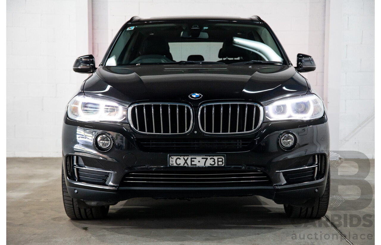 10/2014 BMW X5 Xdrive30d F15 MY15 4d Wagon Black Sapphire Metallic Turbo Diesel 3.0L
