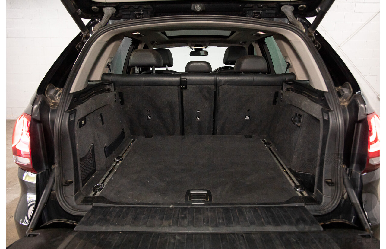 10/2014 BMW X5 Xdrive30d F15 MY15 4d Wagon Black Sapphire Metallic Turbo Diesel 3.0L