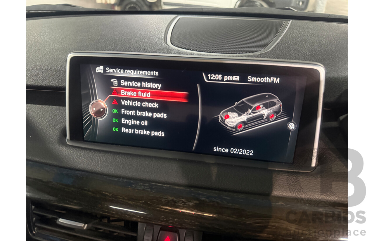 10/2014 BMW X5 Xdrive30d F15 MY15 4d Wagon Black Sapphire Metallic Turbo Diesel 3.0L