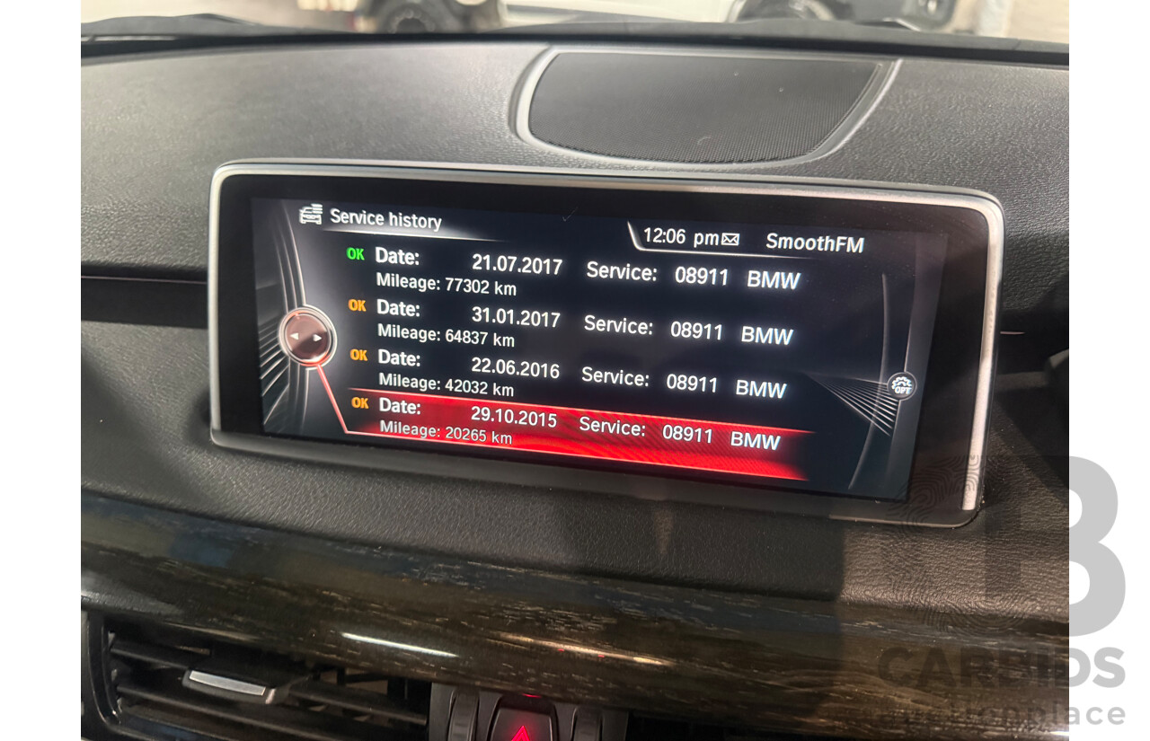 10/2014 BMW X5 Xdrive30d F15 MY15 4d Wagon Black Sapphire Metallic Turbo Diesel 3.0L