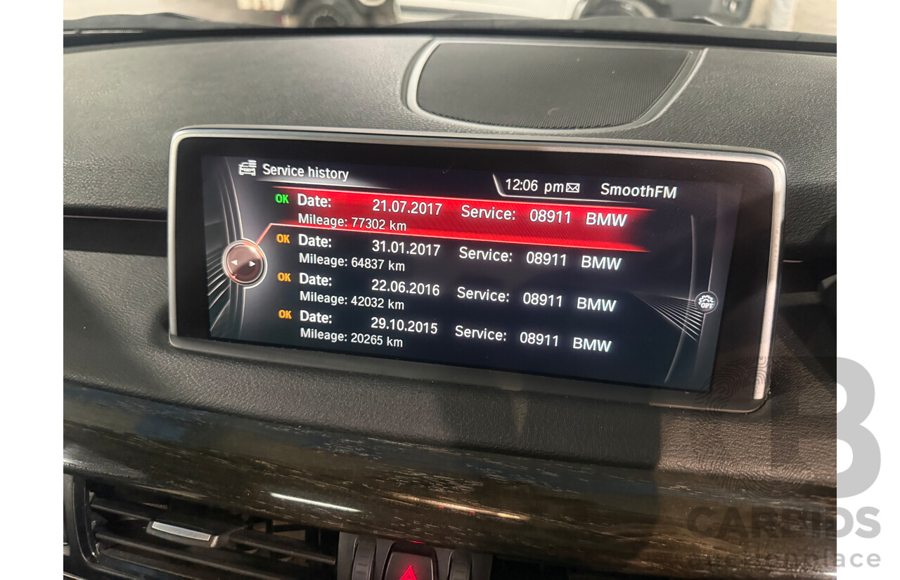 10/2014 BMW X5 Xdrive30d F15 MY15 4d Wagon Black Sapphire Metallic Turbo Diesel 3.0L