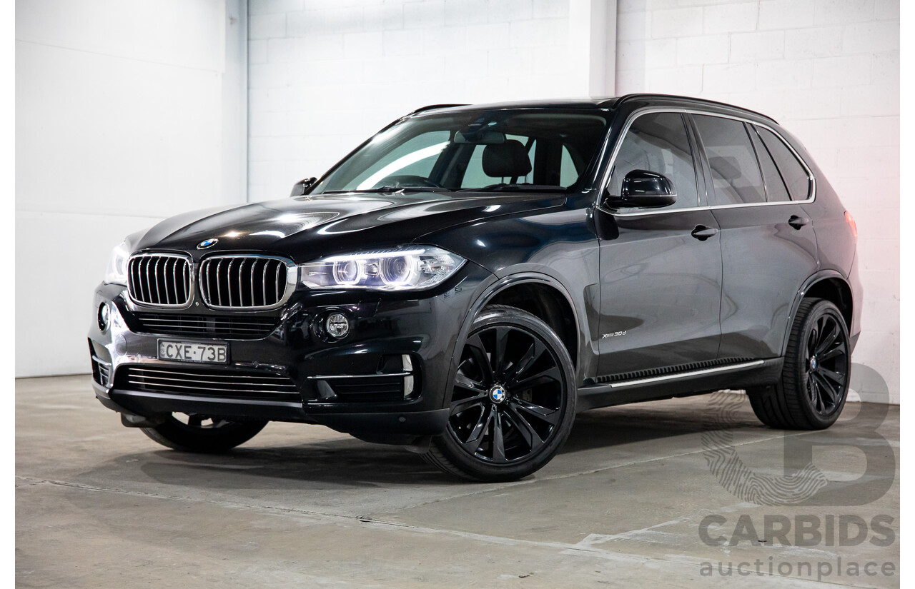 10/2014 BMW X5 Xdrive30d F15 MY15 4d Wagon Black Sapphire Metallic Turbo Diesel 3.0L