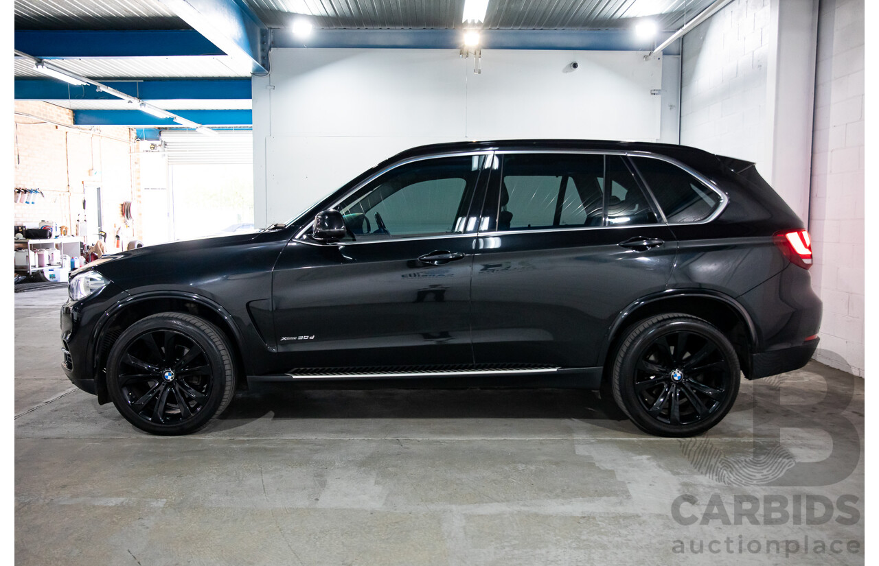 10/2014 BMW X5 Xdrive30d F15 MY15 4d Wagon Black Sapphire Metallic Turbo Diesel 3.0L