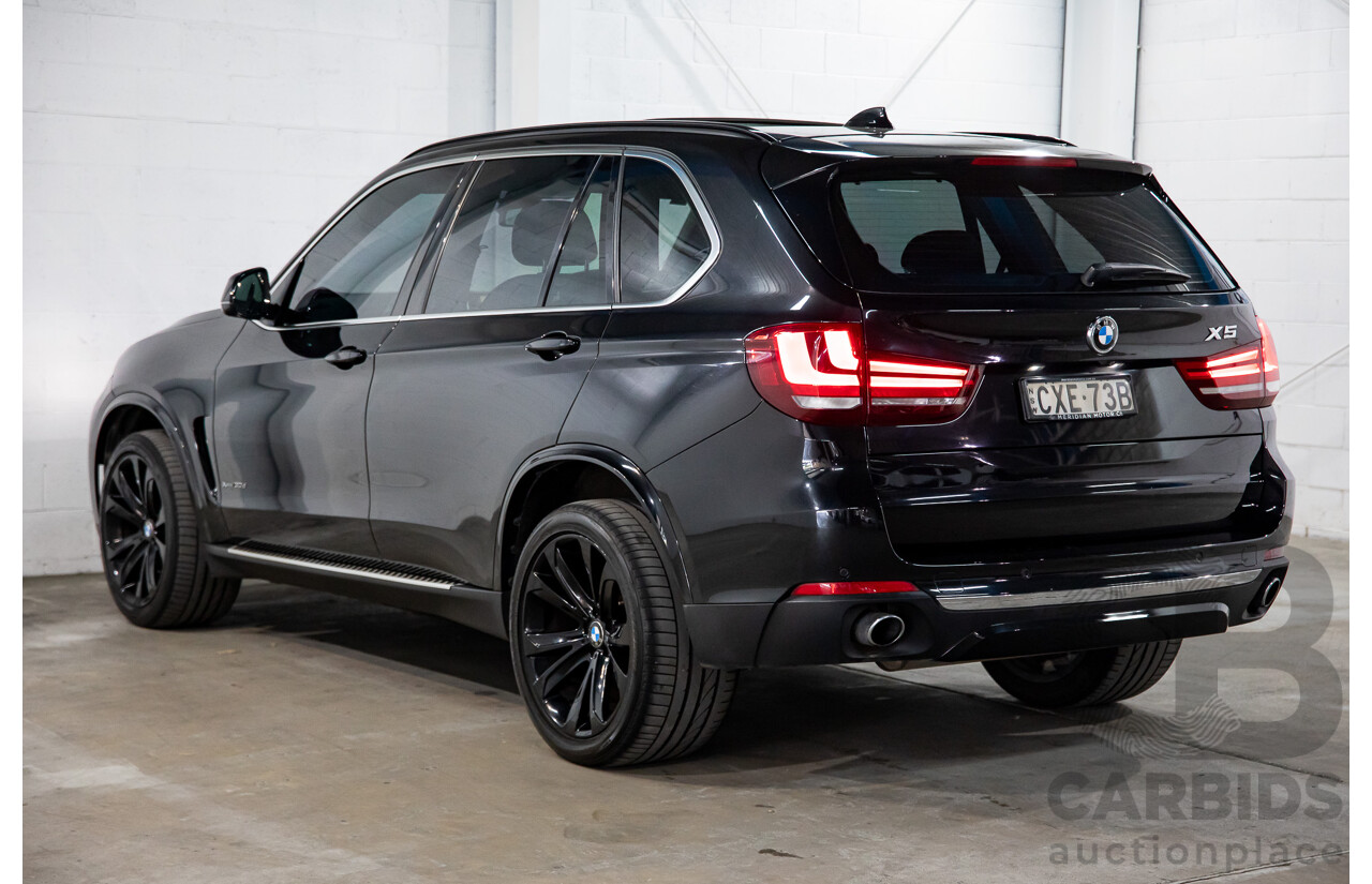 10/2014 BMW X5 Xdrive30d F15 MY15 4d Wagon Black Sapphire Metallic Turbo Diesel 3.0L
