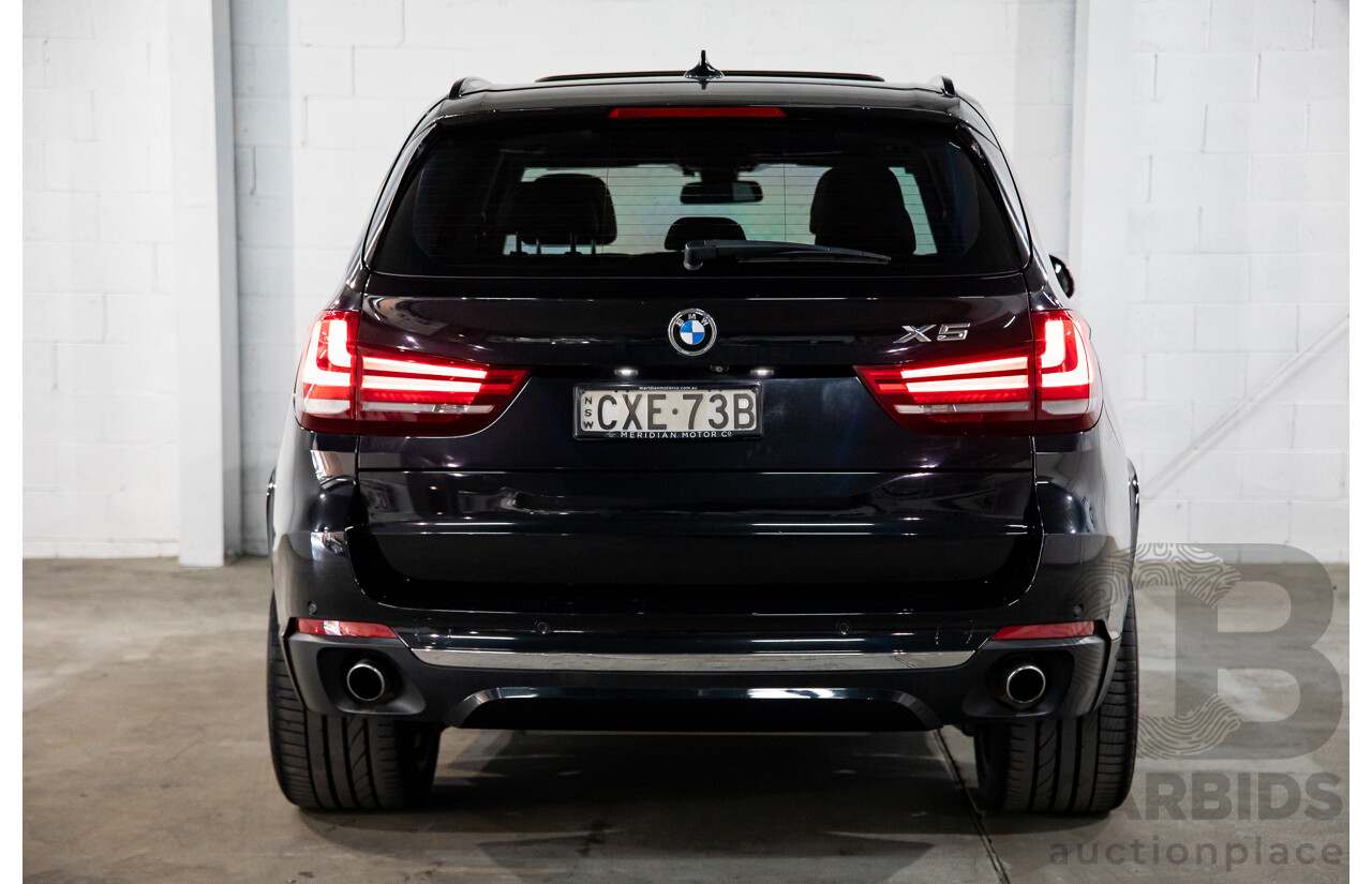 10/2014 BMW X5 Xdrive30d F15 MY15 4d Wagon Black Sapphire Metallic Turbo Diesel 3.0L