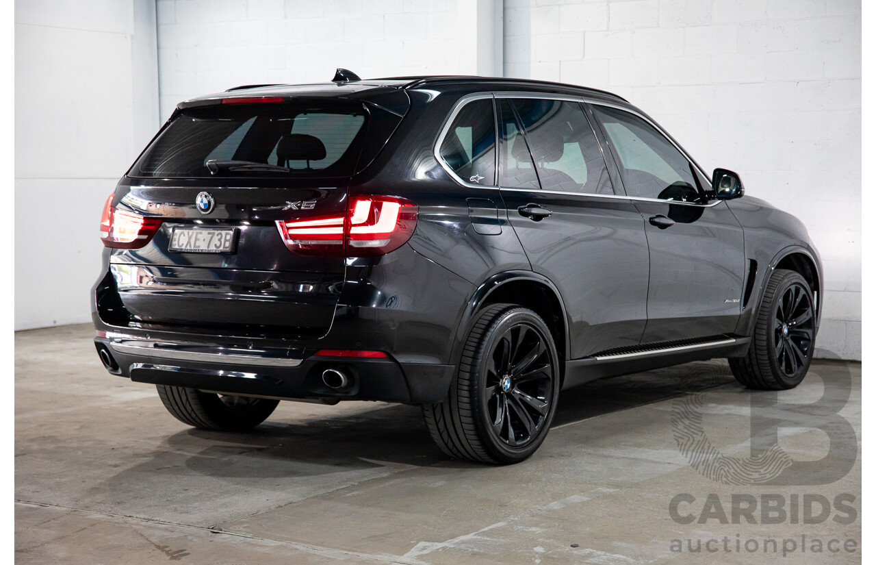 10/2014 BMW X5 Xdrive30d F15 MY15 4d Wagon Black Sapphire Metallic Turbo Diesel 3.0L