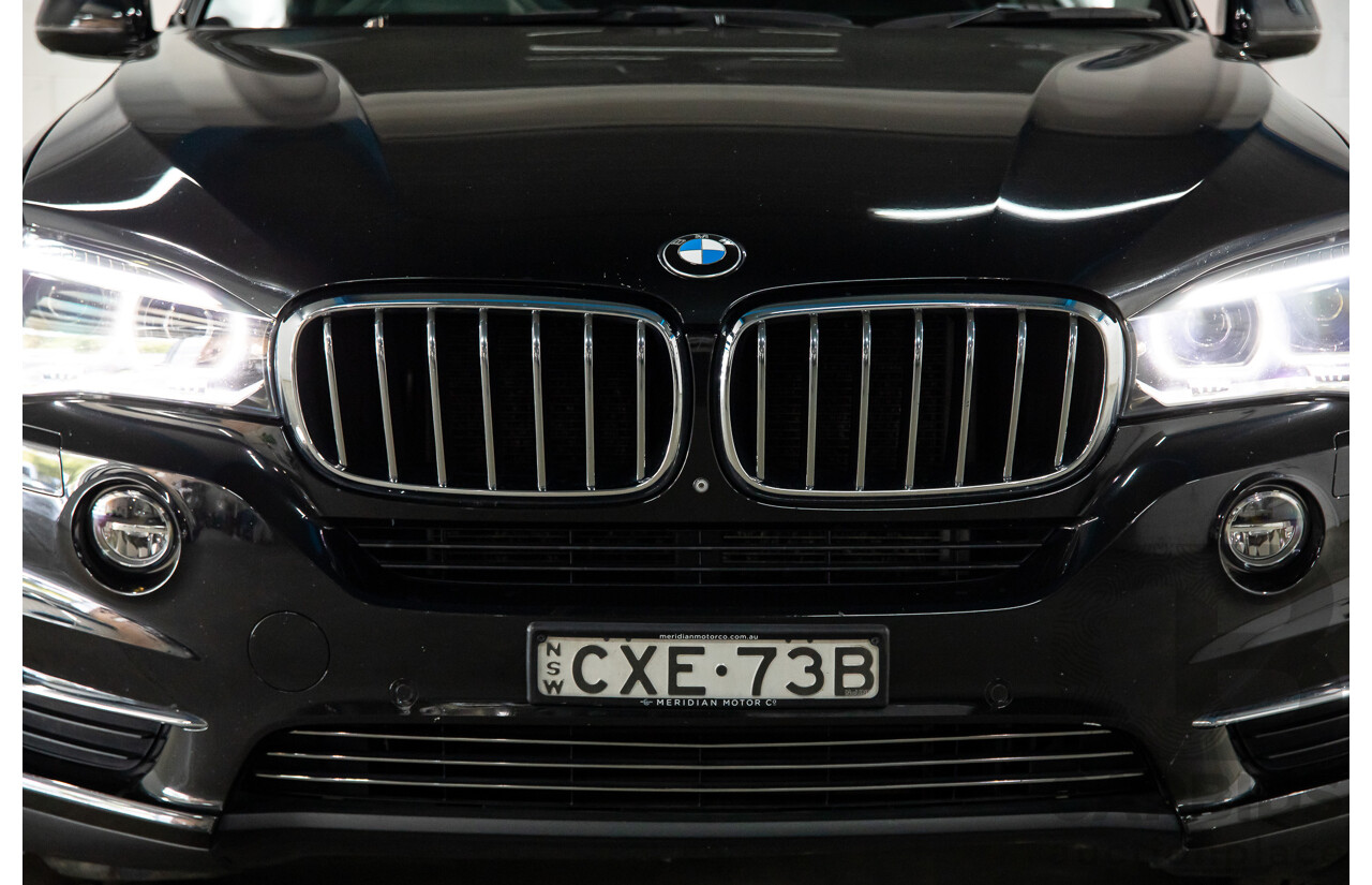 10/2014 BMW X5 Xdrive30d F15 MY15 4d Wagon Black Sapphire Metallic Turbo Diesel 3.0L