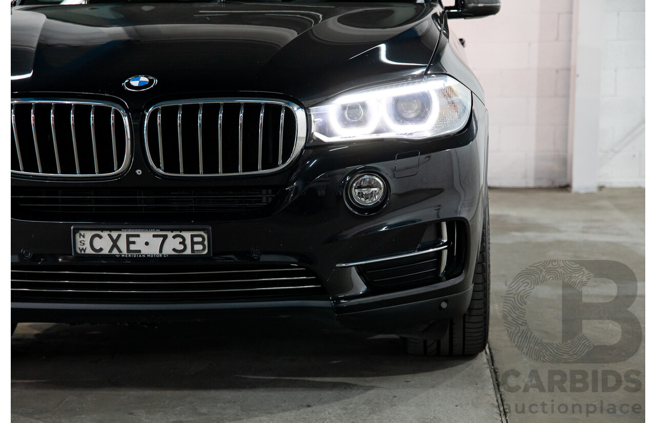 10/2014 BMW X5 Xdrive30d F15 MY15 4d Wagon Black Sapphire Metallic Turbo Diesel 3.0L