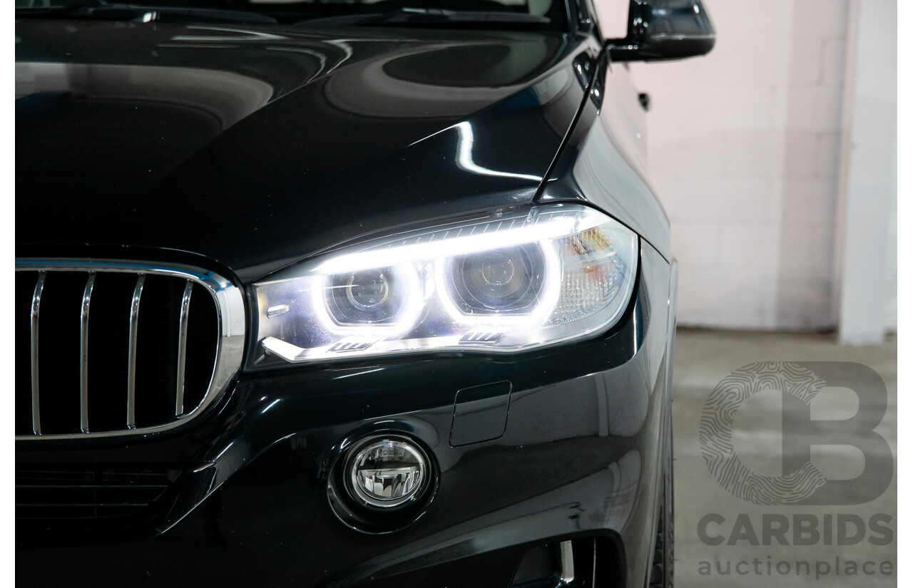 10/2014 BMW X5 Xdrive30d F15 MY15 4d Wagon Black Sapphire Metallic Turbo Diesel 3.0L