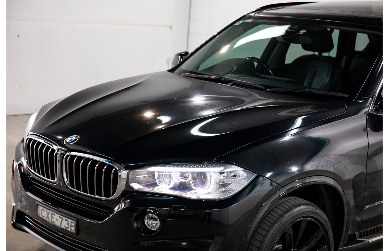 10/2014 BMW X5 Xdrive30d F15 MY15 4d Wagon Black Sapphire Metallic Turbo Diesel 3.0L