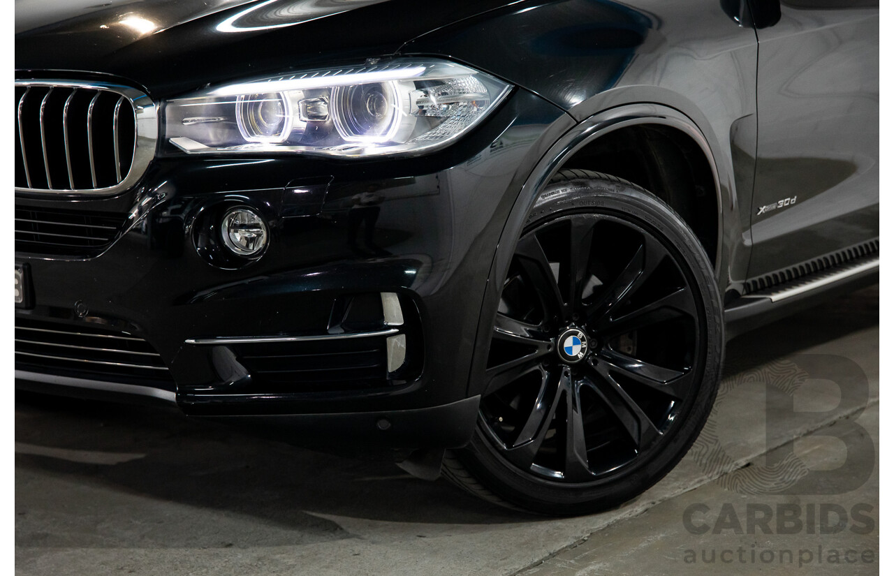 10/2014 BMW X5 Xdrive30d F15 MY15 4d Wagon Black Sapphire Metallic Turbo Diesel 3.0L